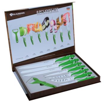 Set 8 cutite cu invelis ceramic