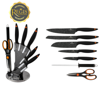 Set de cutite cu suport